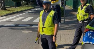 Policjanci czuwali nad bezpieczeństwem uczniów w Świnoujściu